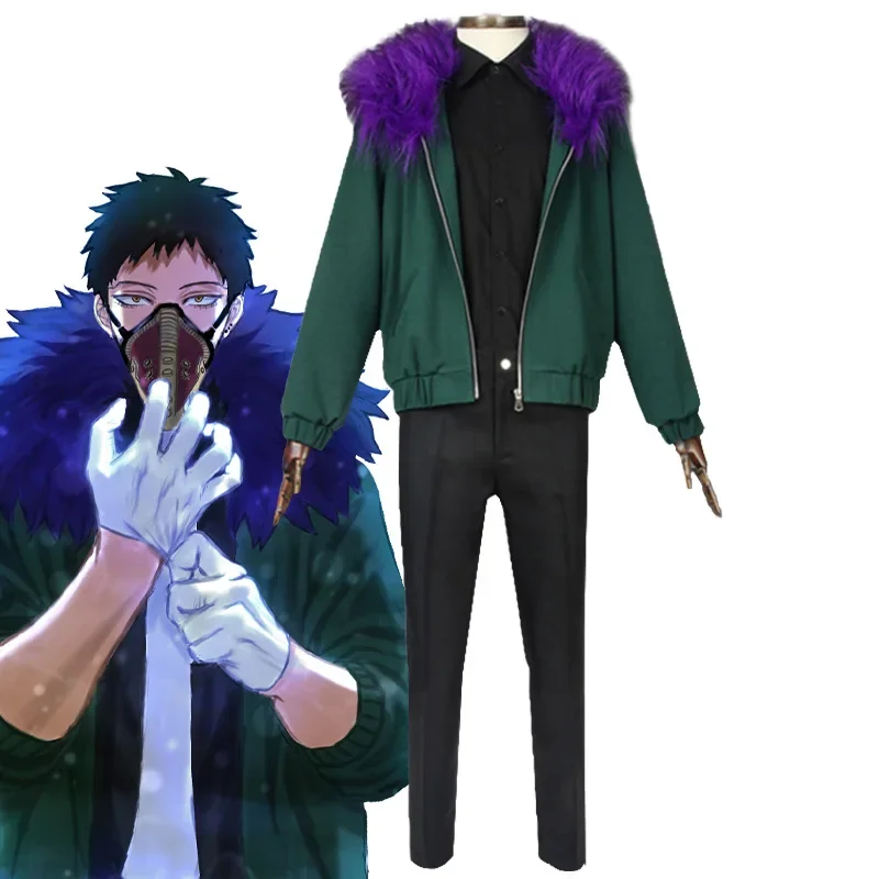 

Anime Boku no Hero Academia Overhaul Chisaki Kai Cosplay Costume My Hero Academia Men Women Uniform Jacket