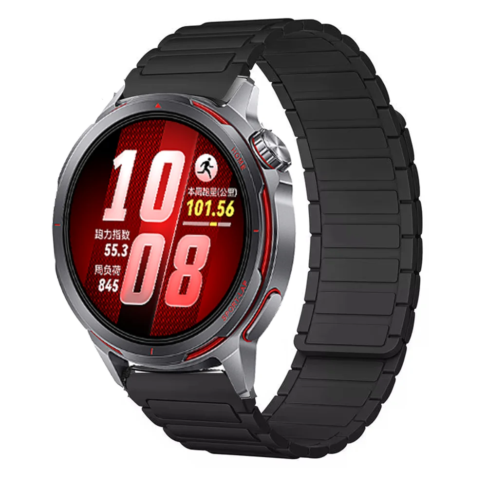 Magnetic Silicone Loop Band - Premium Accessories Bracelet, Universal Fit 46mm