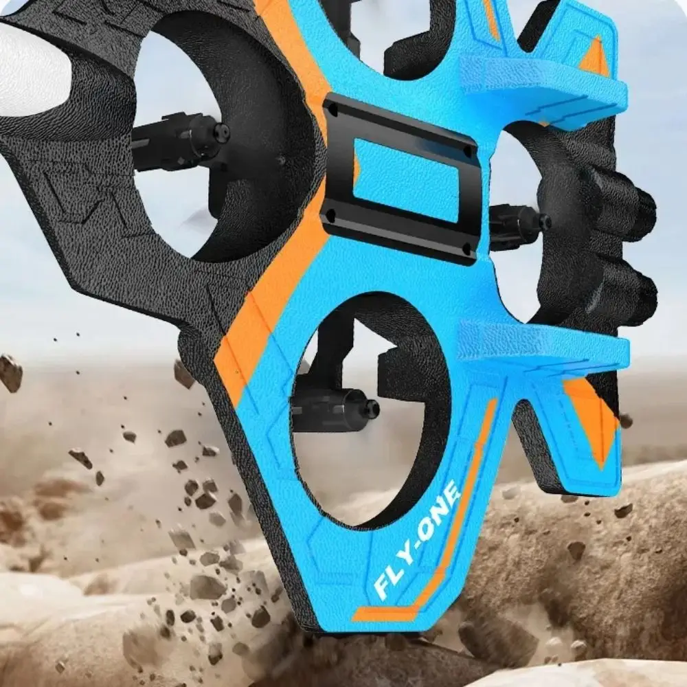 EPP Foam Remote Control Foam Fighter Gravity Sensing RC Drones Four Motor Helicopter Toy Durable with Light RC Hobby Jet Plane