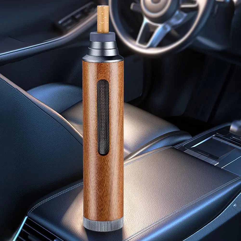 

Portable Ashtray Removable Design Ash Organizer Practical Lightweight Anti Soot-flying Cigarette Cover Mini Car Ashtray For Car