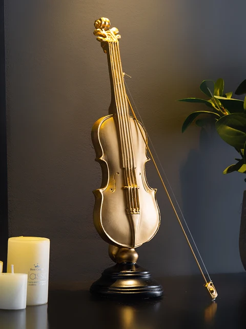 Modern Luxury Violin Model Ornaments: Enhance your space with elegance