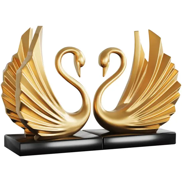 -Figure Decorative Statue Collection Table Top Modern Artwork Animal Sculpture 3