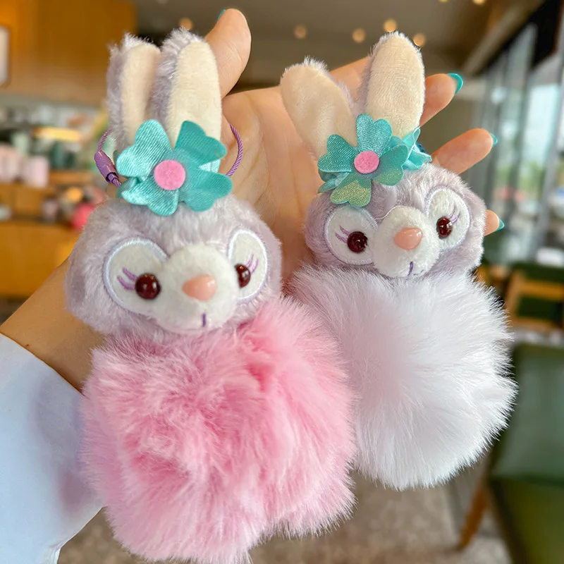 

Star dew rabbit key chain pin hair clip wool felt needle felting decoration craft needlecraft DIY handmade