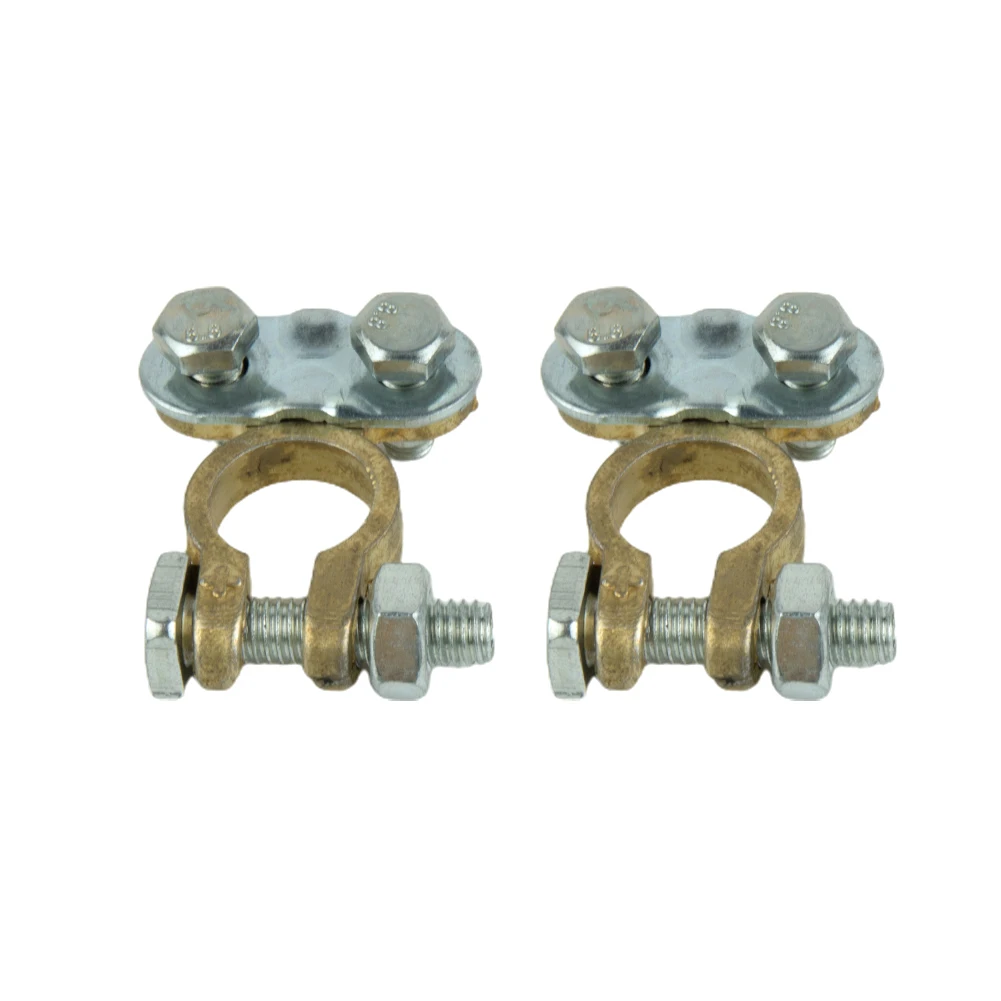 

Connectors Battery Terminals Caravan Clamps Fittings Leisure Parts Replacement 21mm Head Width Brass/Aluminium
