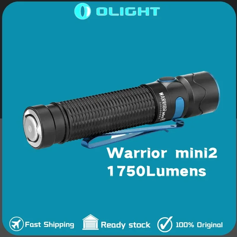 Olight Warrior Mini 2 Smart Proximity Sensor Torcia Tattica 1750Lumen Ricaricabile Magnetica Include Batteria