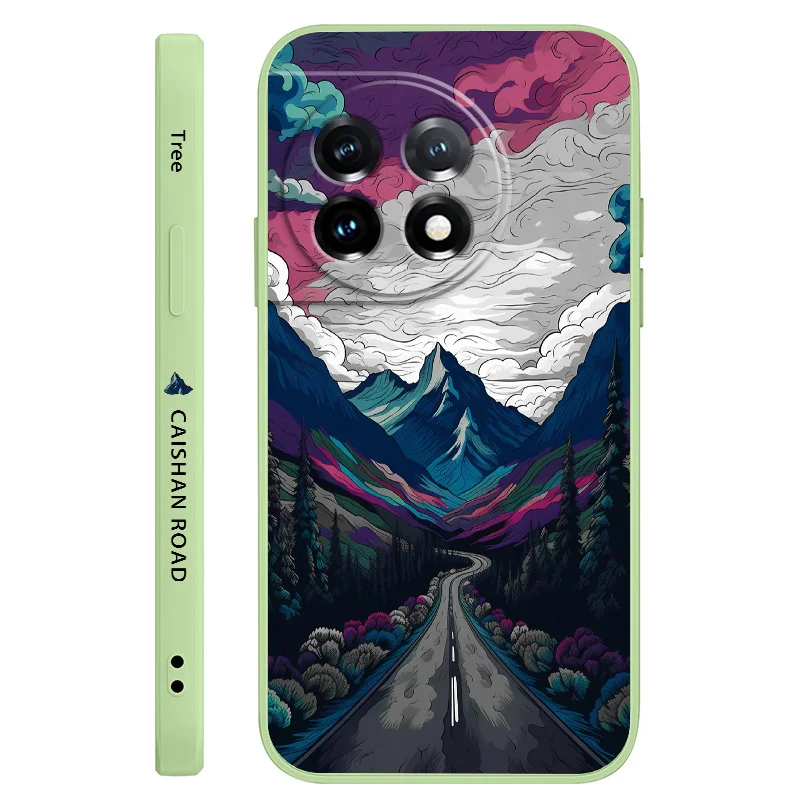 Illusionary Mountain Liquid Silicone Phone Case