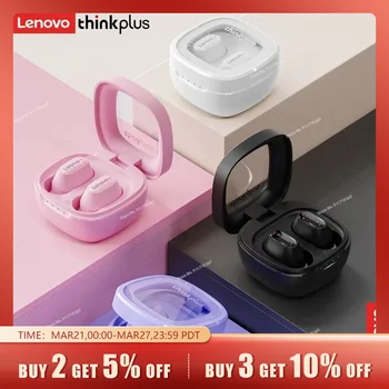 레노버 XT62 블루투스 5.3 이어폰, 무선 하이파이 스포츠 소음 감소 헤드셋, 마이크 터치 컨트롤 포함, TWS 오리지널 이어버드