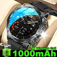 2025 1000mAh Super Capacity Battery Adult Men Smart Watch 1.7-inch Large Screen Bluetooth Call IP68 Waterproof SmartWatch Sports