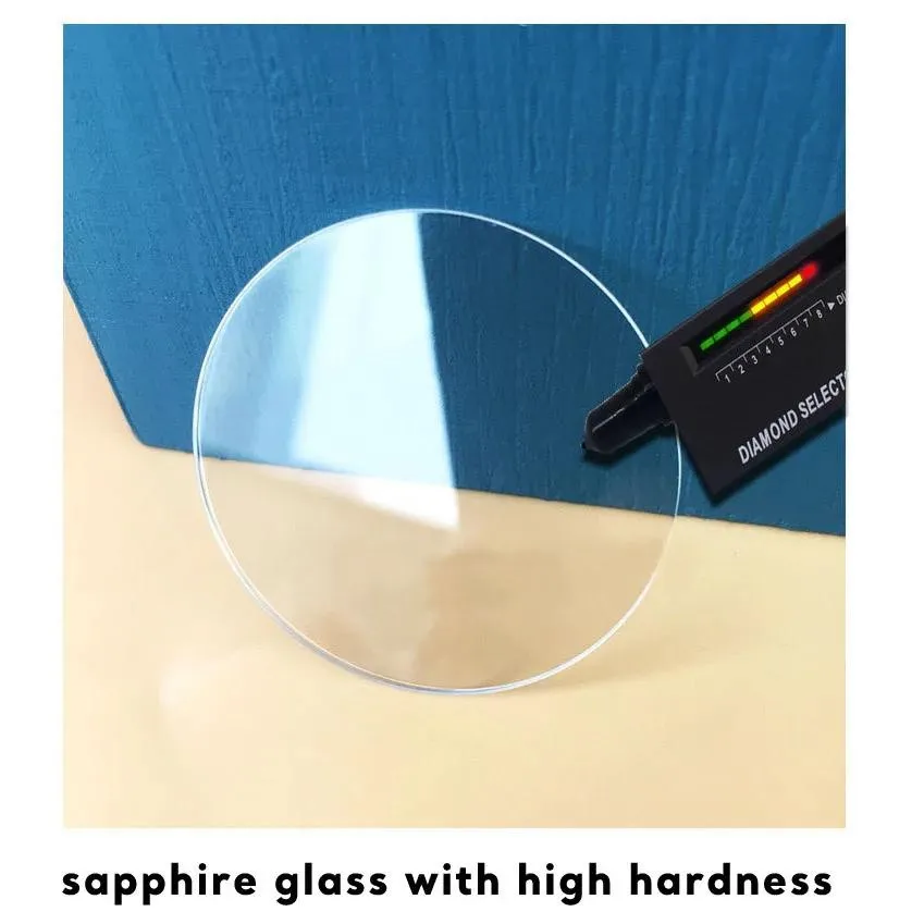 Round Watch Glass Crystal Lens 20mm-45mm for 1mm Thickness Smart Watch/Wristwatch Replacement 1pcs