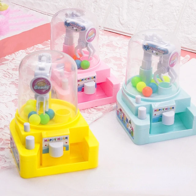DIY Catch The Ball Machine Kids Coin Operated Play Game Mini Claw Catch Toy Crane Candy Machines Children Xmas Birthday Gifts 1