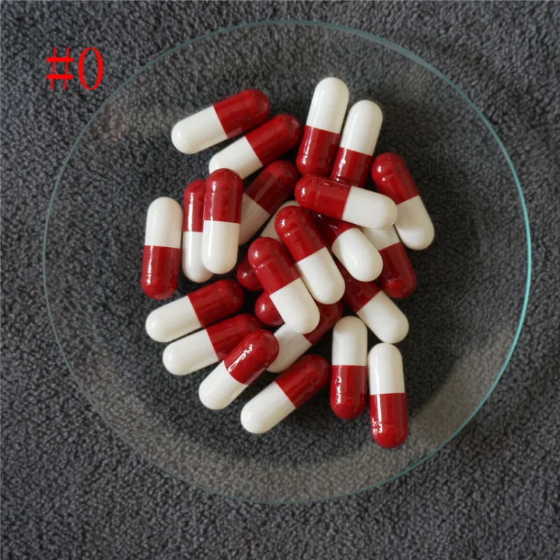 

0# 5000pcs 0 Size High Quality Hard Gelatin Empty Capsules, DIY Cosmetic Hollow Gelatin Capsules ,Joined or Separated Capsules