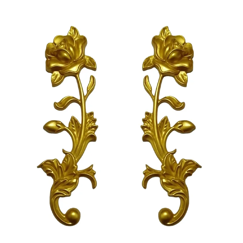 

European-style furniture accessories decals ceiling background wall decorative flower hollow relief flower sliding door plastic