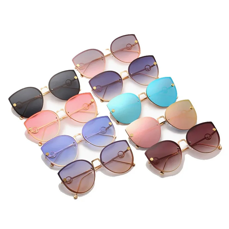 Fashion Women Cat Eye Sunglasses Retro Big Frame UV400