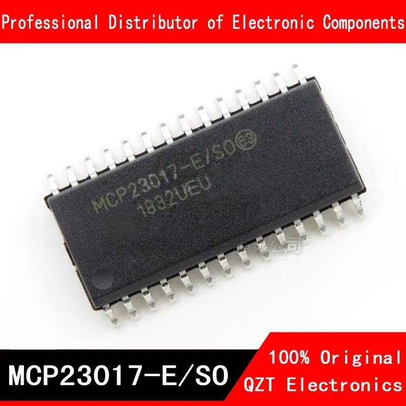 10pcs/lot MCP23017-E/SO SOP MCP23017 MCP23017-ESO SOP-28 new original In Stock 10pcs lot new originai pic16f76 i so pic16f76 e so pic16f76 or pic16f76 i ss pic16f76 e ss sop 28 8 bit flash microcontroller