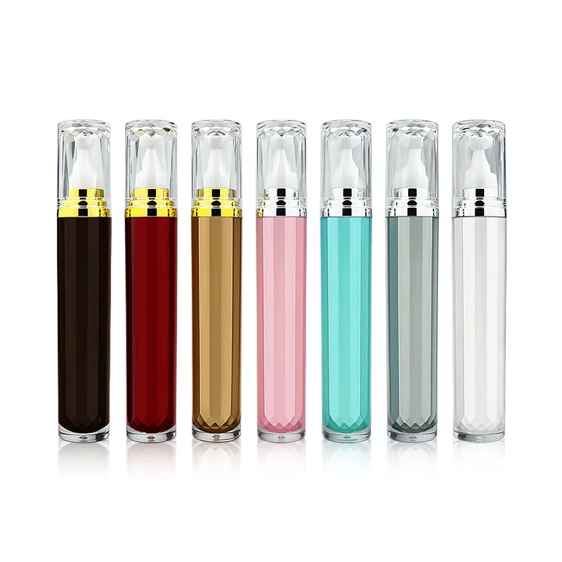 10-30pcs Empty 15ml 20ml Essential Oil Bottle Roll-on Stainless Steel Roller Ball Massage Eye Cream Acrylic Cosmetic Container