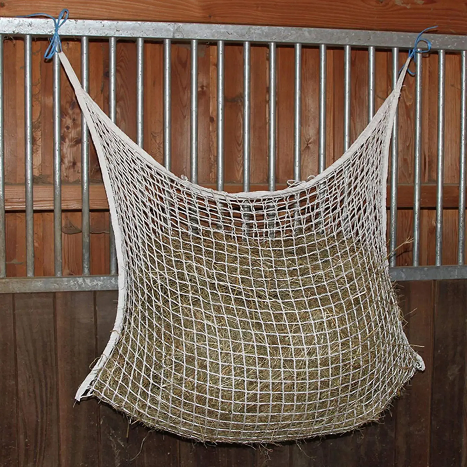 Horse Hay Net Horse Feed Hanging Large Feeder Straw Bag with Small Holes 3