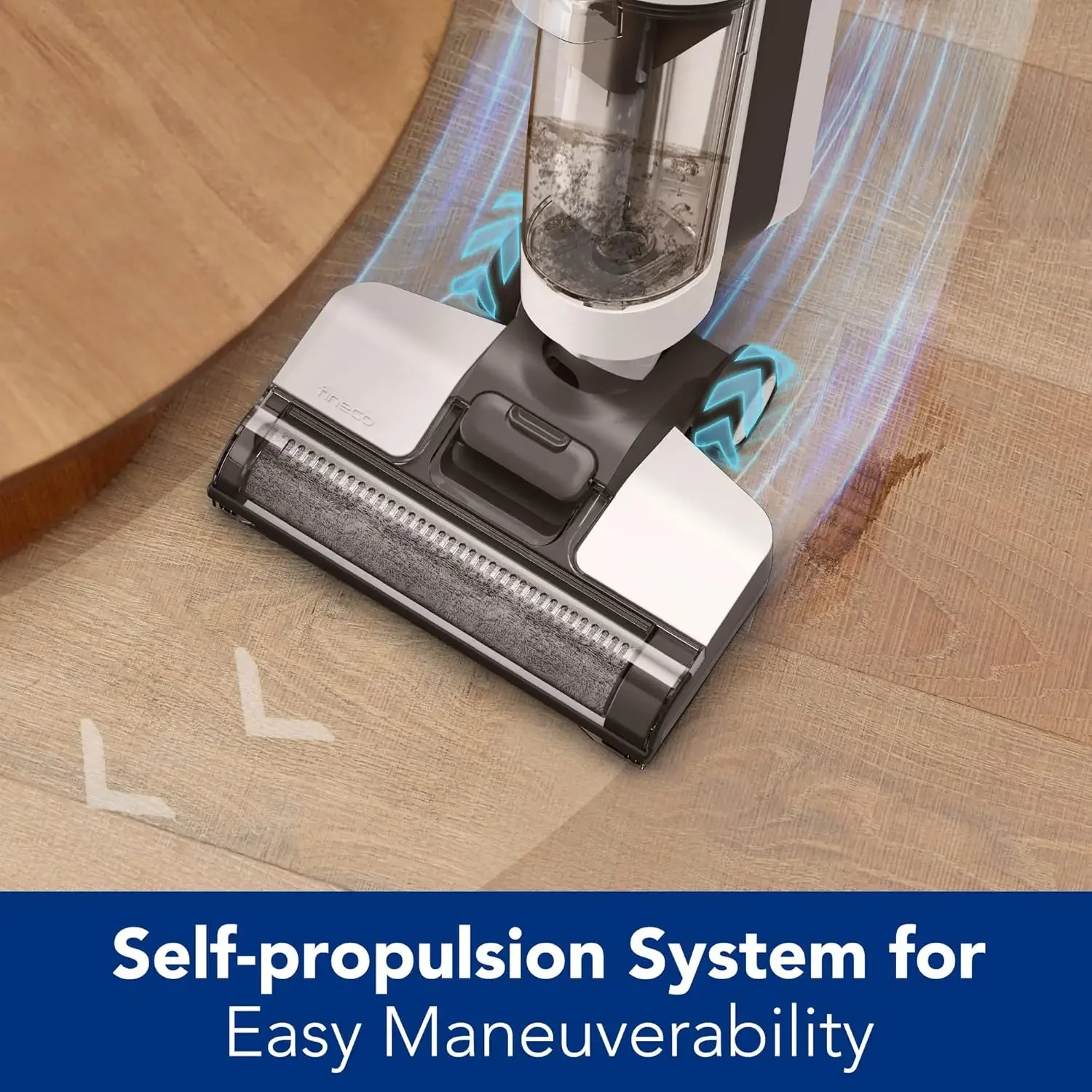 iFLOOR 3 Breeze Complete Wet Dry Vacuum Cordless Floor Cleaner and Mop One-Step Cleaning for Hard Floors
