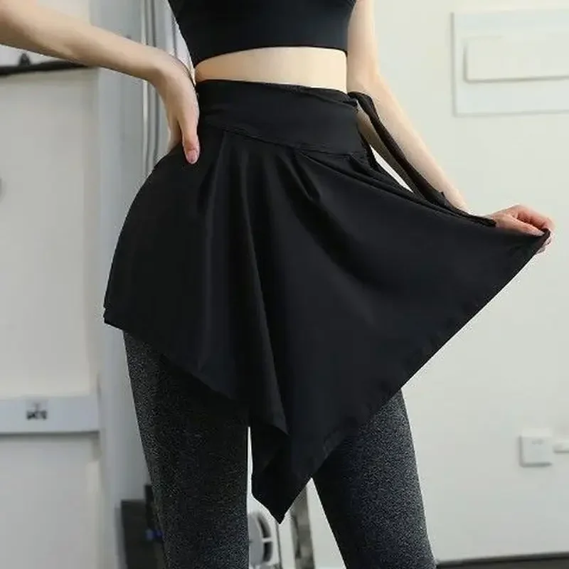 Tennis Skirt Women Slimming Hiding Buttocks Anti-Awkward Yoga Running Training Quick-Drying Fitness Short Sports Gym Accessories