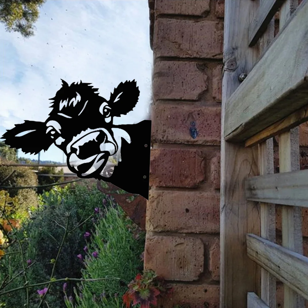 Cow Statues Garden Decoration Metal Garden Decoration Farm Metal