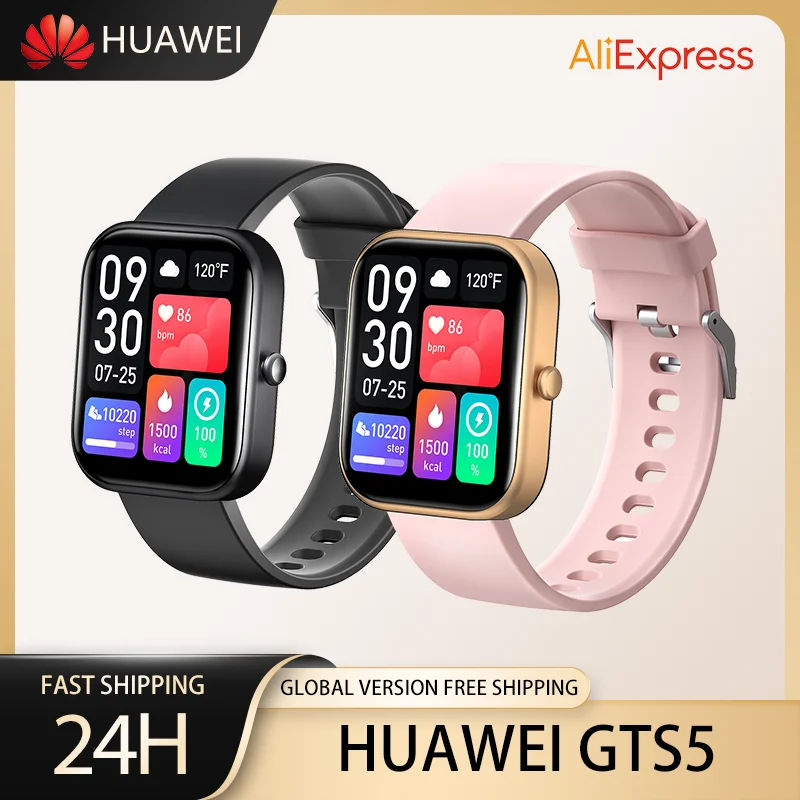 Huawei-reloj inteligente 100 + para mujer, Smartwatch control del ritmo Bluetooth,