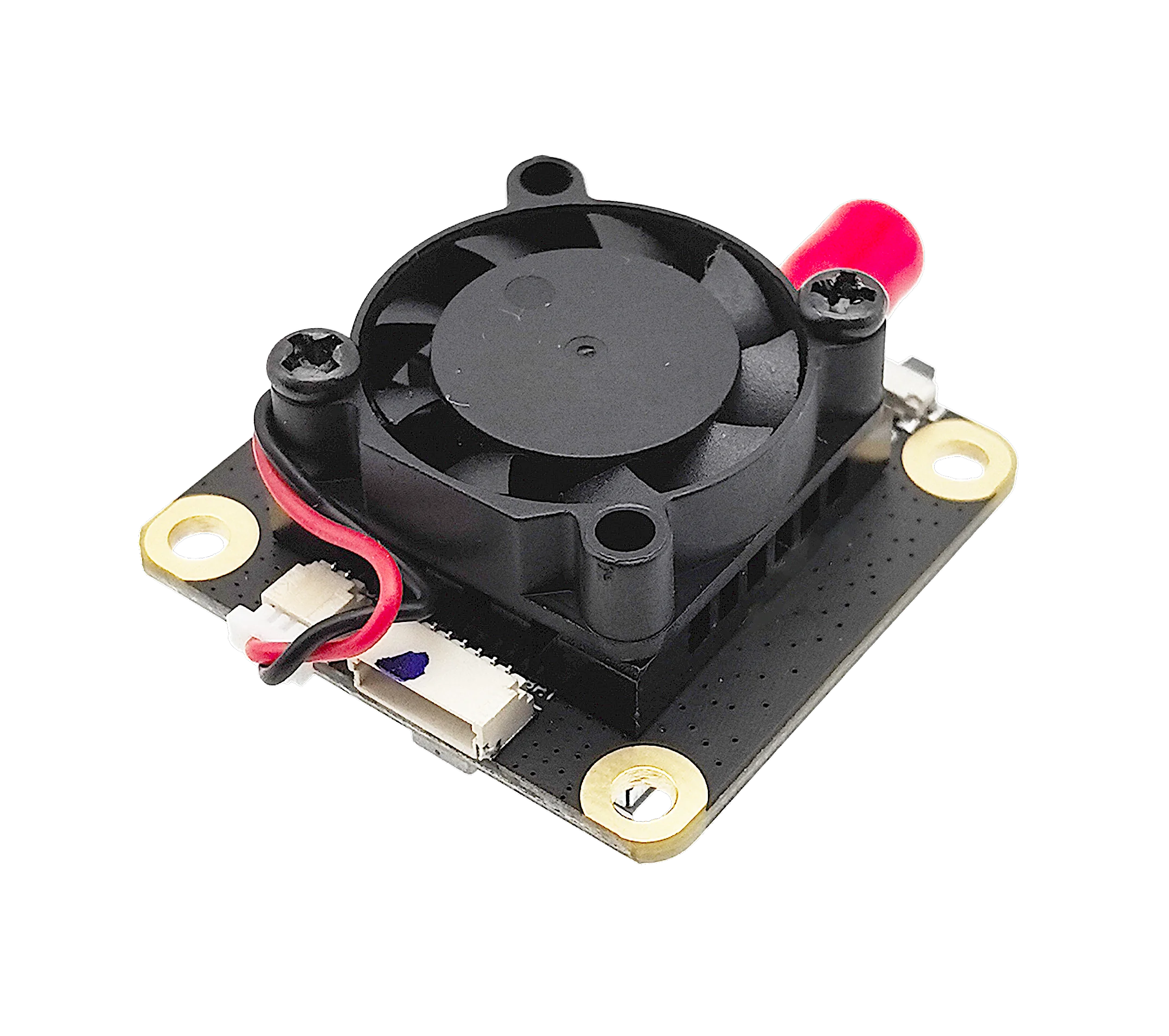FlytoFPV VTX-F8 3.3G 4500mW monté sur un drone, prêt pour le vol longue distance