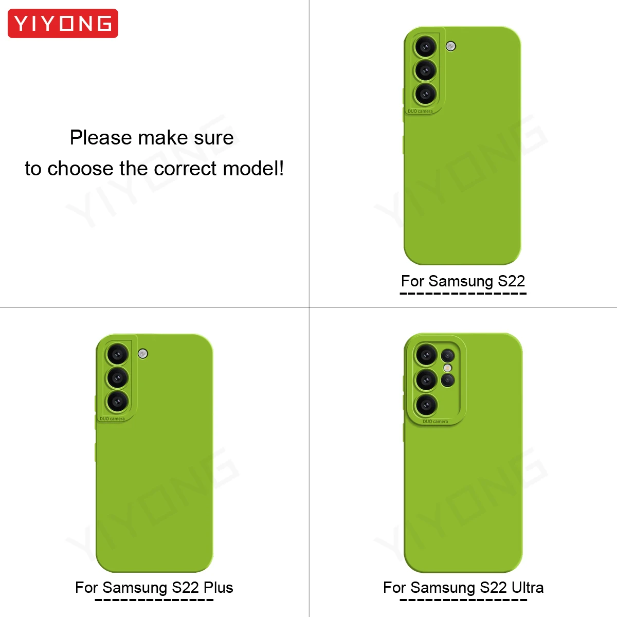 Silky Feel Liquid Silicone Soft Phone Case by YIYONG
