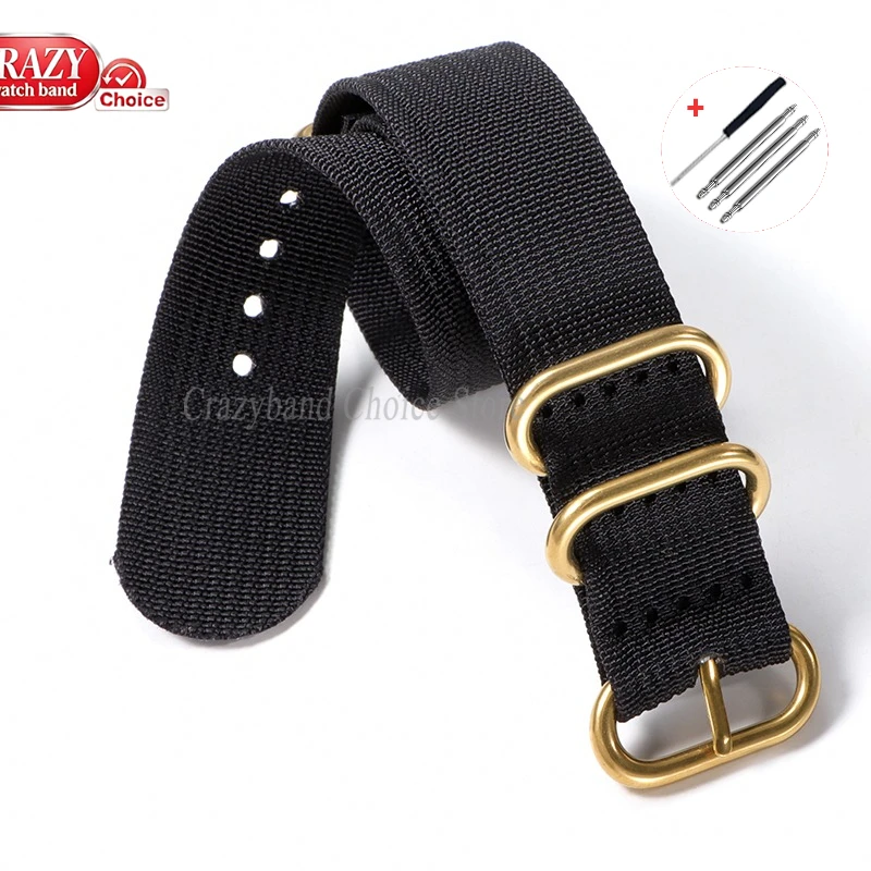 High Density Nylon Woven Canvas Sport Wristband - Durable & Resistant Watch Strap