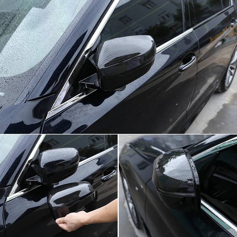 BMW 3 5 6 7 시리즈 GT G11 G12 G20 G30 글로시 블랙 리어뷰 미러 커버 사이드 윙 리어 뷰 미러 케이스 커버 트림