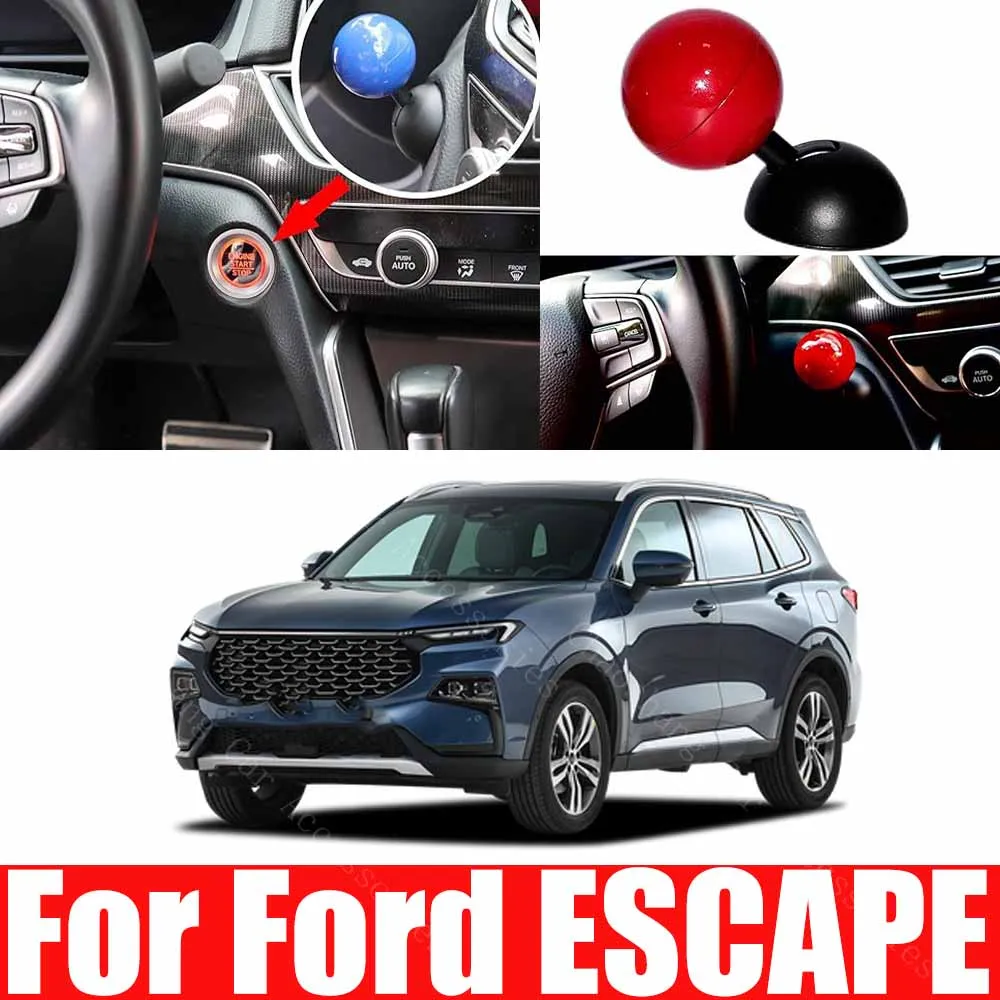 

For Ford ESCAPE Car Engine START Button Replace Cover STOP Switch ball style Car Accessories Stop Switch Accessories Decoration