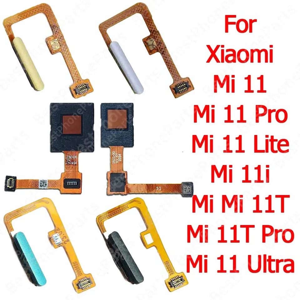 Lecteur D'empreinte Pour Xiaomi Mi 11 Ultra / Mi 11 Pro, Noir, Neuf