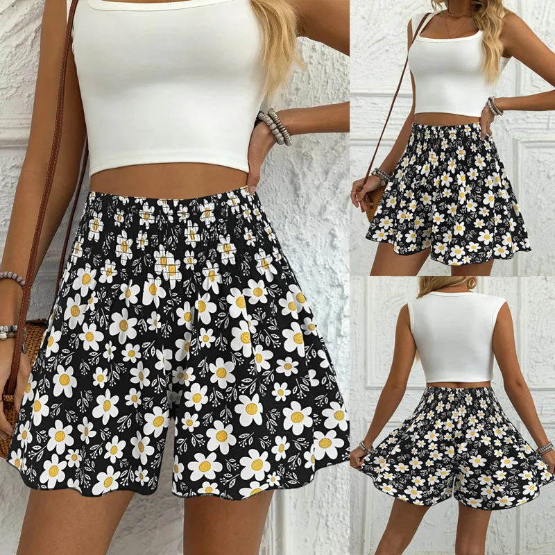 Women’s Floral Print Twill Shorts
