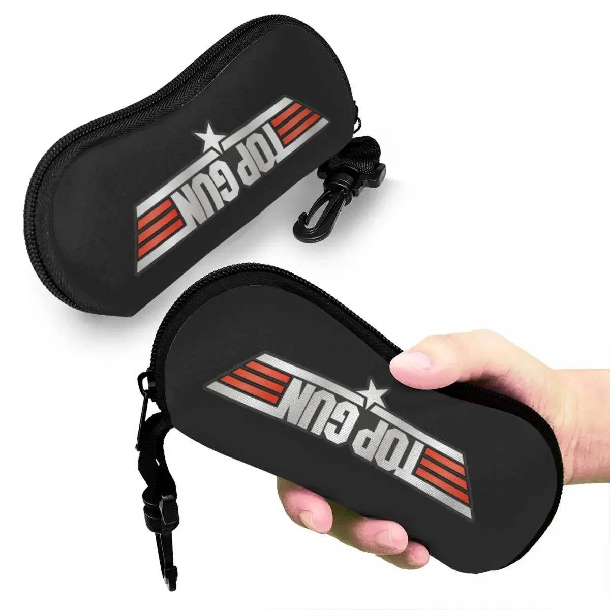 Top Gun Glasses Case Men Women Fashion 80s Movies Eyeglasses Storage Box Gift Sunglasses Box