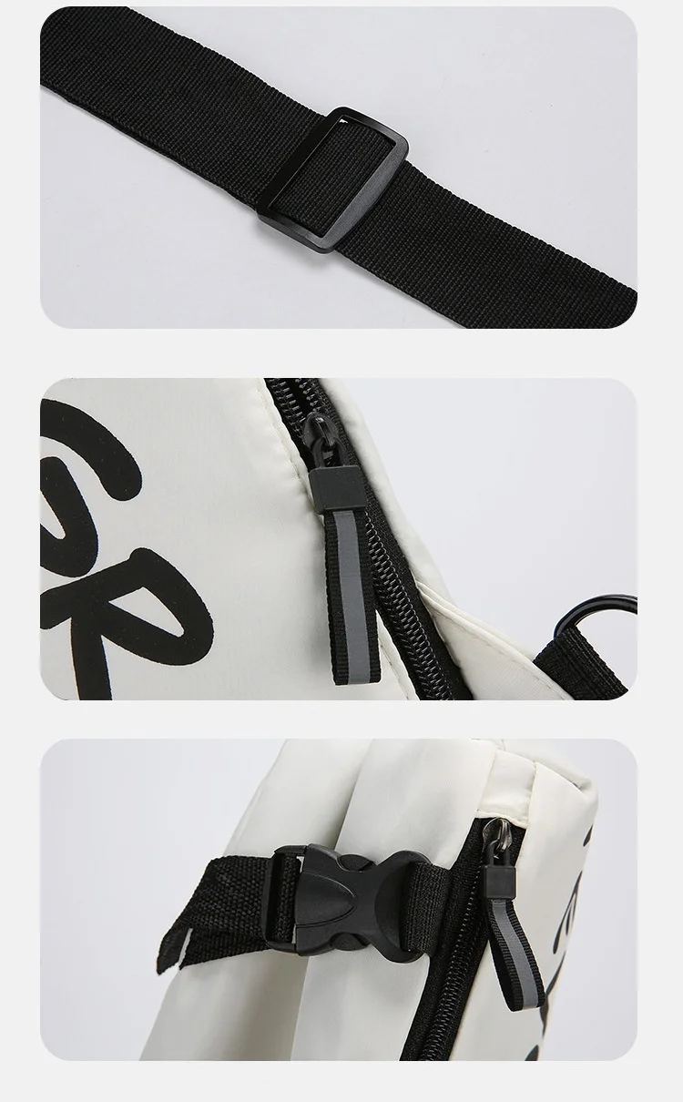 Brusttasche, trendige modische Damen-Umhängetasche, Sport, Freizeit, Herren, schräge Straddle-Tasche, Umhängetasche, Sportrucksäcke – Detail 30