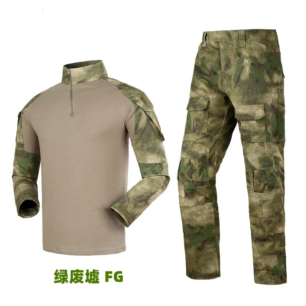 Russian Long Sleeved Frog Suit Tactical Training Combat Instructor Tactical Frog Suit Camouflage Clothing