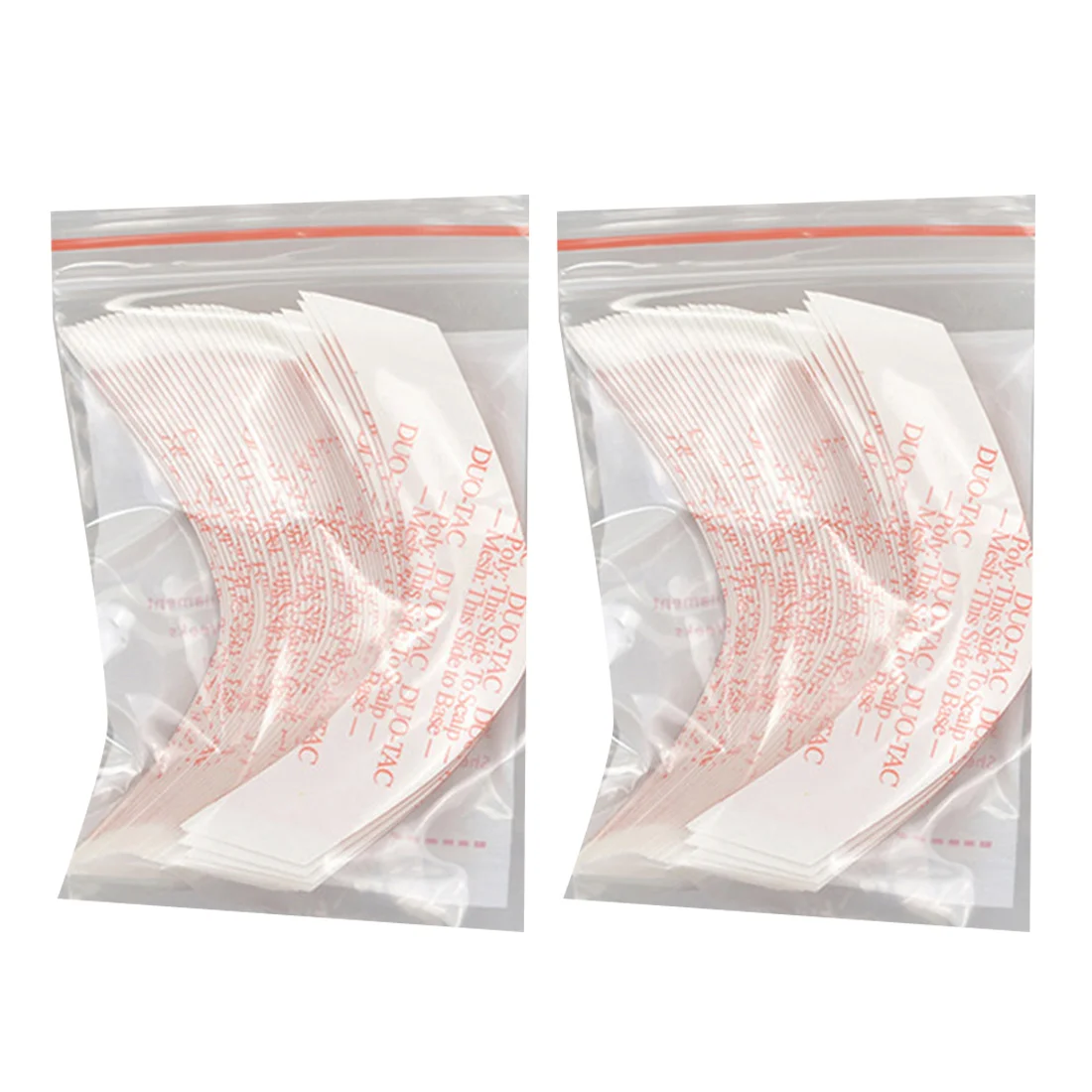 

72Pcs/Lot Duo-Tac Super Strong Wig Double Adhesive Tape Extension Strips Waterproof for Toupee Lace Front Hair Film CC