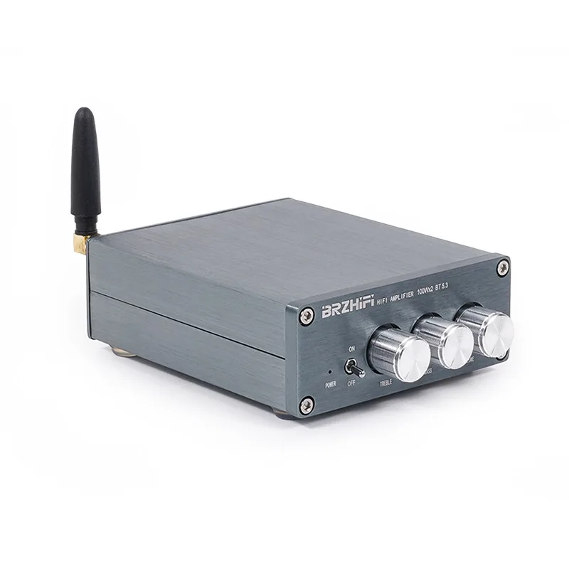 

Цифровой аудиоусилитель DC12-24V 100W * 2 HiFi Mini Bluetooth 5,3 TPA3116 Stereo Class D с регулировкой басов и высоких частот