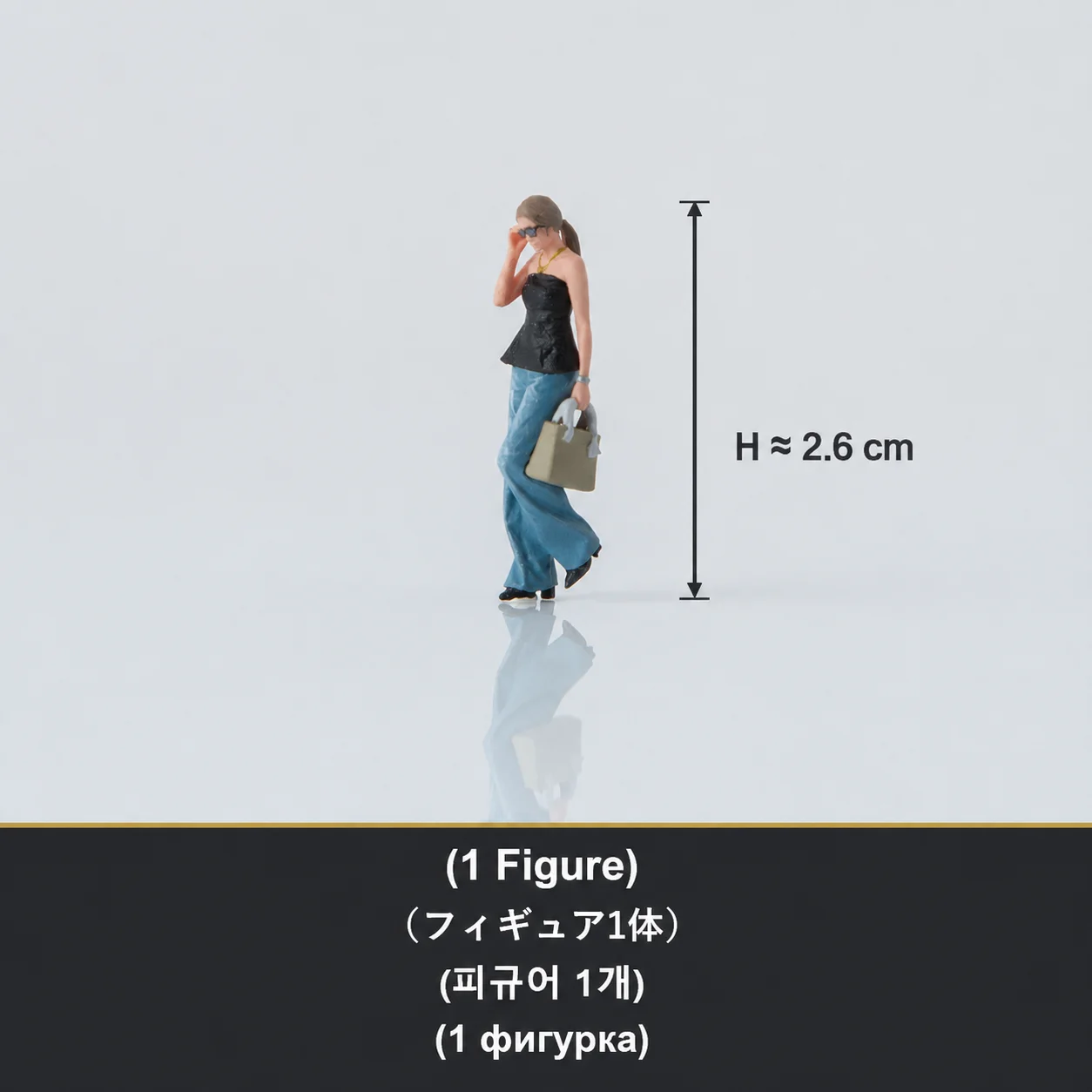 1/64 Scale Resin Female Figures Girl Woman Fashion Street Style Diorama Hand-Painted Miniatures Diecast Display AFA image 15