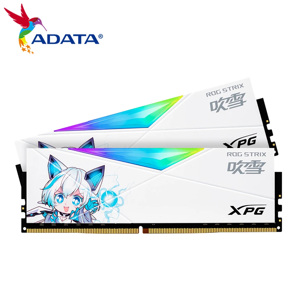 100% 오리지널 ADATA D50 DDR4 RGB 메모리, 데스크탑용 고속 컴퓨터 램 XPG ROG STRIX D50 ddr4, 8GB x 2 3600MHz