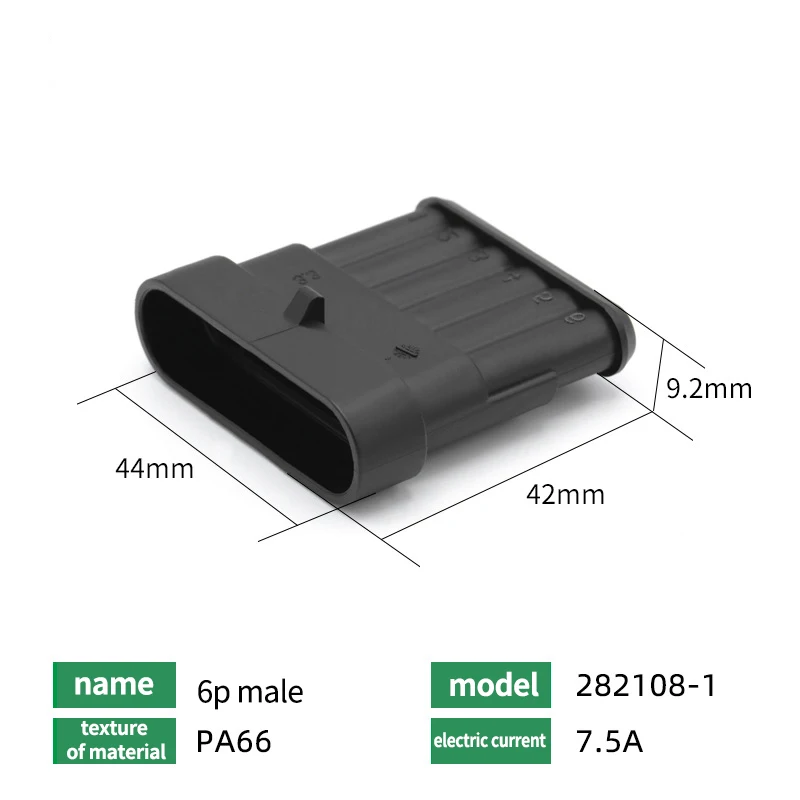 5Pin Waterproof AMP Auto Connector 18AWG M/F 1.5mm Term Quick Disconnect for Car Truck VehicleDJ7051-1.5-11/21 282089-1/282107-1 T&I Online Store