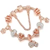 BAOPON-Bracelets à breloques coeur d'amour pour femme, perles Marano bricolage, bracelet fin, bijoux de mariage pour femme, amoureux, 2024