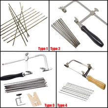 

147-49pcs Adjustable Mini U Shape Sawbow Steel Hacksaw Spirals Sawblade Kit DIY Tool Jewelry Making Processing Tool for Jeweler