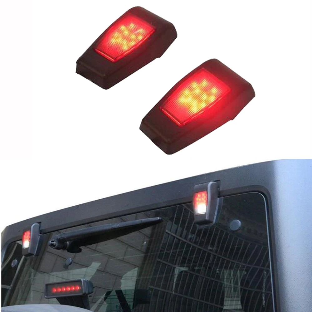 

1 Pair Rear Hinge Lamp Led Light for Jeep Wrangler JK 2007-2017 LANTSUN J381