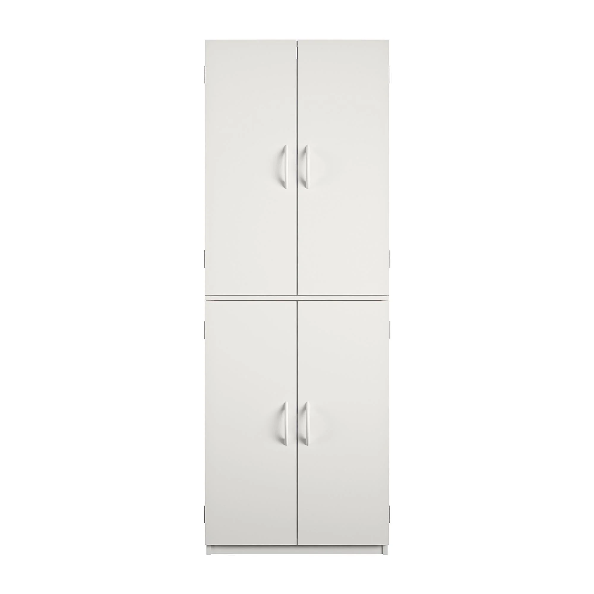 4 Door 5' Storage Cabinet, Bedroom Cabinets Living Room Bathroom Cabinets White Storage 79 JFurnitures 2026
