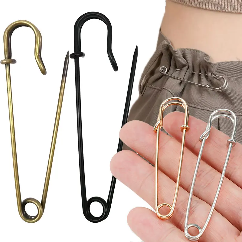 5/10/15/20Pcs 7.5CM Large Safety Pin Heavy Duty Safety Pin Strong Sturdy Bulk Brooch For DIY Craft Skirts Clothes Accessories