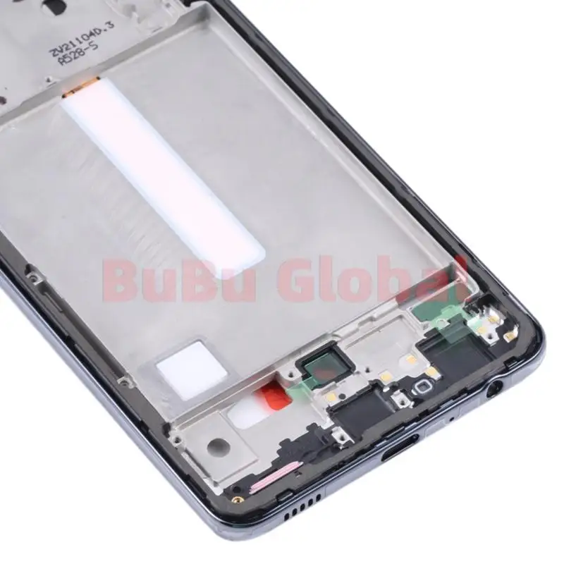 삼성 A52s 5G SM-A528 전화 화면 플레이트 패널 LCD 베젤 전면 프레임 하우징 중간 섀시 휴대 전화 수리 부품