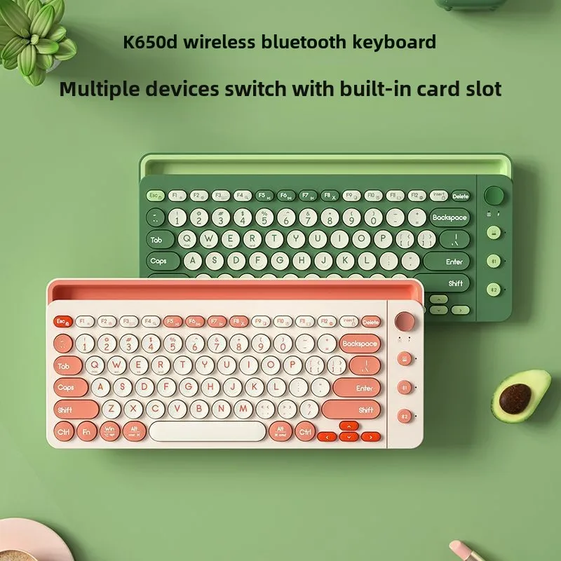 Rechargeable ipad wireless bluetooth keyboard with card slot mobile phone tablet computer universal mouse set keyboard and mouse