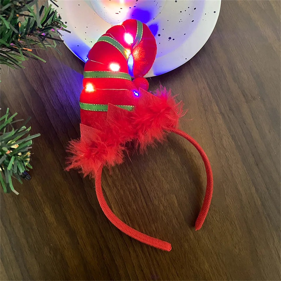 5 Cerchietti Con Corna Di Renna Di Natale: Accessorio Divertente Per Bambini E Adulti, Con Campanelle - 3