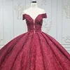 Quinceanera Dresses Ball Gown Flower Vestidos De 15 Años Red Sweetheart Flowers Beading DY9898 Evening Party Dress bar mitzvah 5