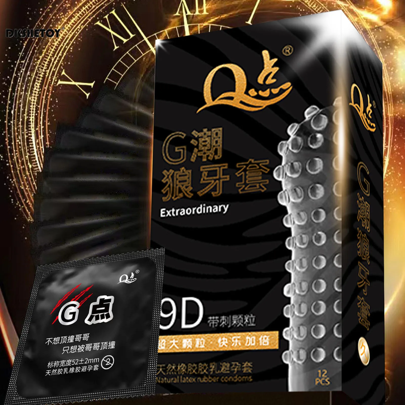 12pcs Super Dotted Large Spikes Condoms Sex Toys For Men G Point Vaginal Stimulation Penis Sleeve Extra Sensitive Adult Supplies 2
