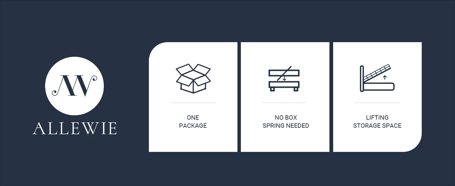 Allewie storage bed